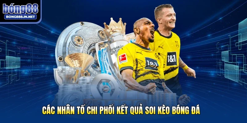 Các nhân tố chi phối kết quả soi kèo bóng đá