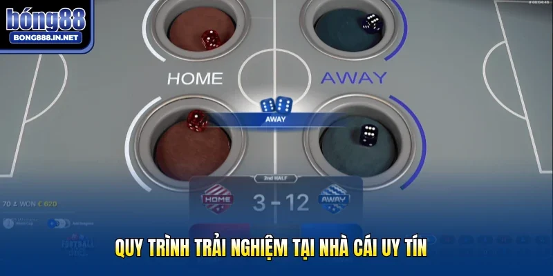 Quy trình trải nghiệm tại nhà cái uy tín